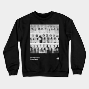 Crystal Castles - Magic Spells || Vintage Pantone 80s Crewneck Sweatshirt